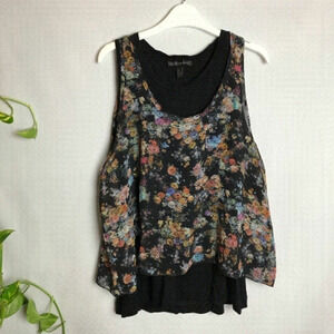 TWO Layer Floral Tank Top 💚